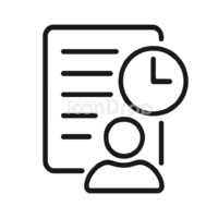 Minutes Of Meeting Icon Outline