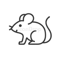 Mouse Animal Icon Outline