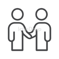 Nice To Meet You Icon Outline
