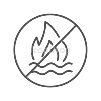 No Heat Icon Outline