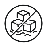 No Ice Icon Outline