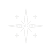 North Star Icon White Outline
