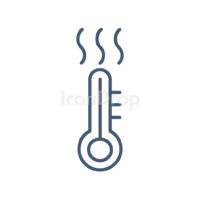 Over Heat Icon Outline