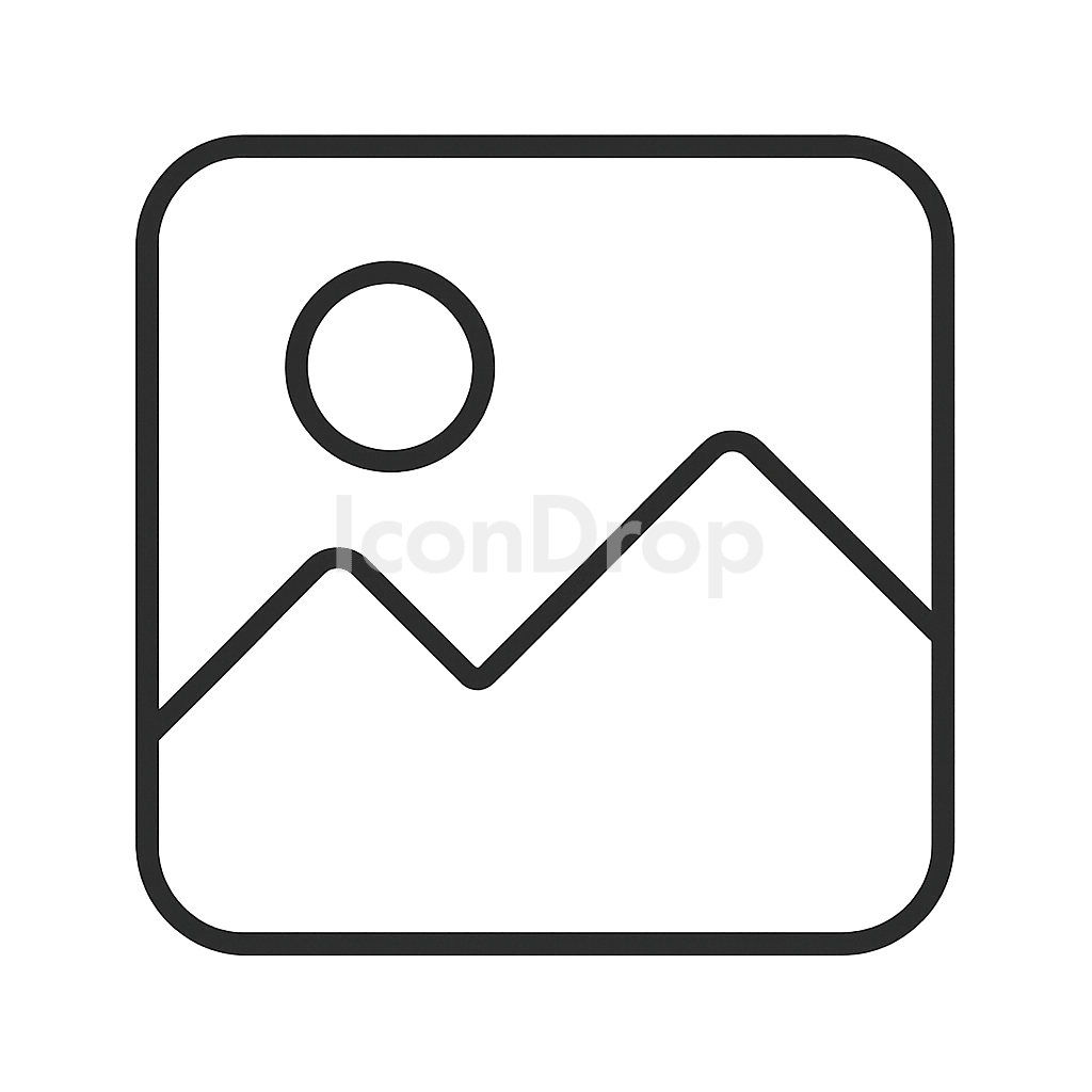 Photo Icon Outline