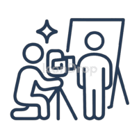Photo Session Icon Outline