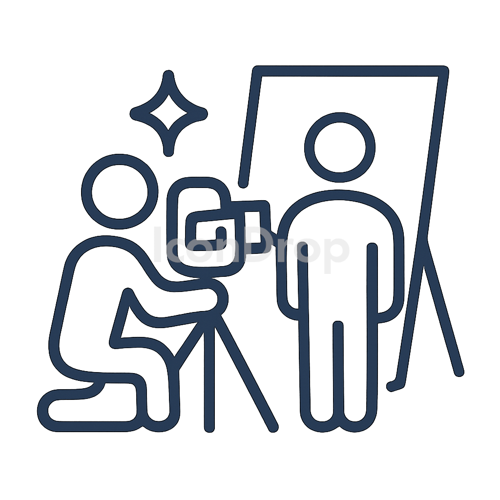 Photo Session Icon Outline