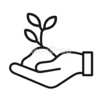 Plant A Tree Icon Outline