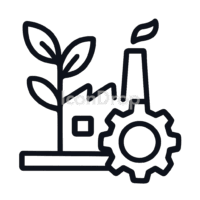 Plant And Machinery Icon Outline