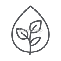 Plant Based Icon Outline