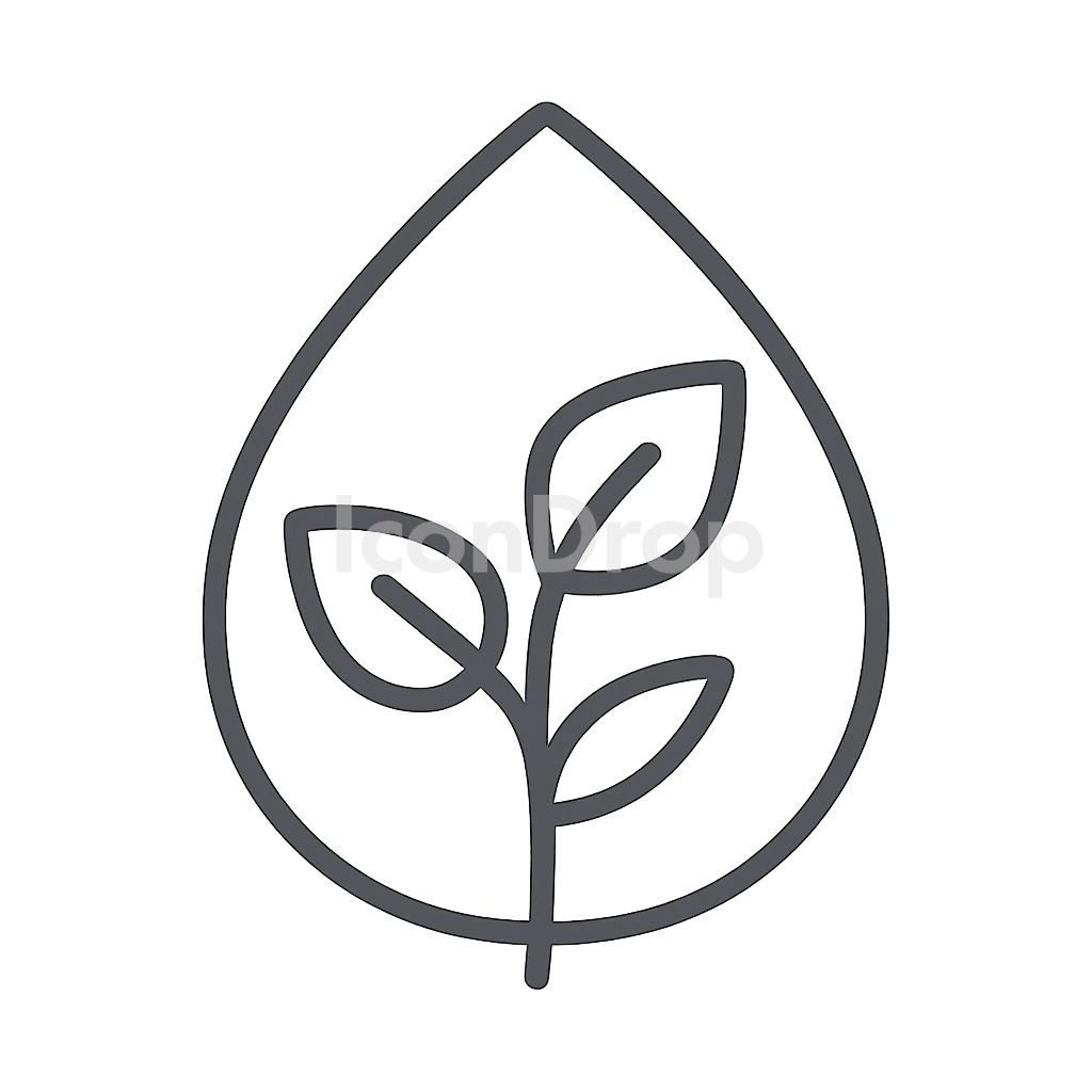 Plant Based Icon Outline