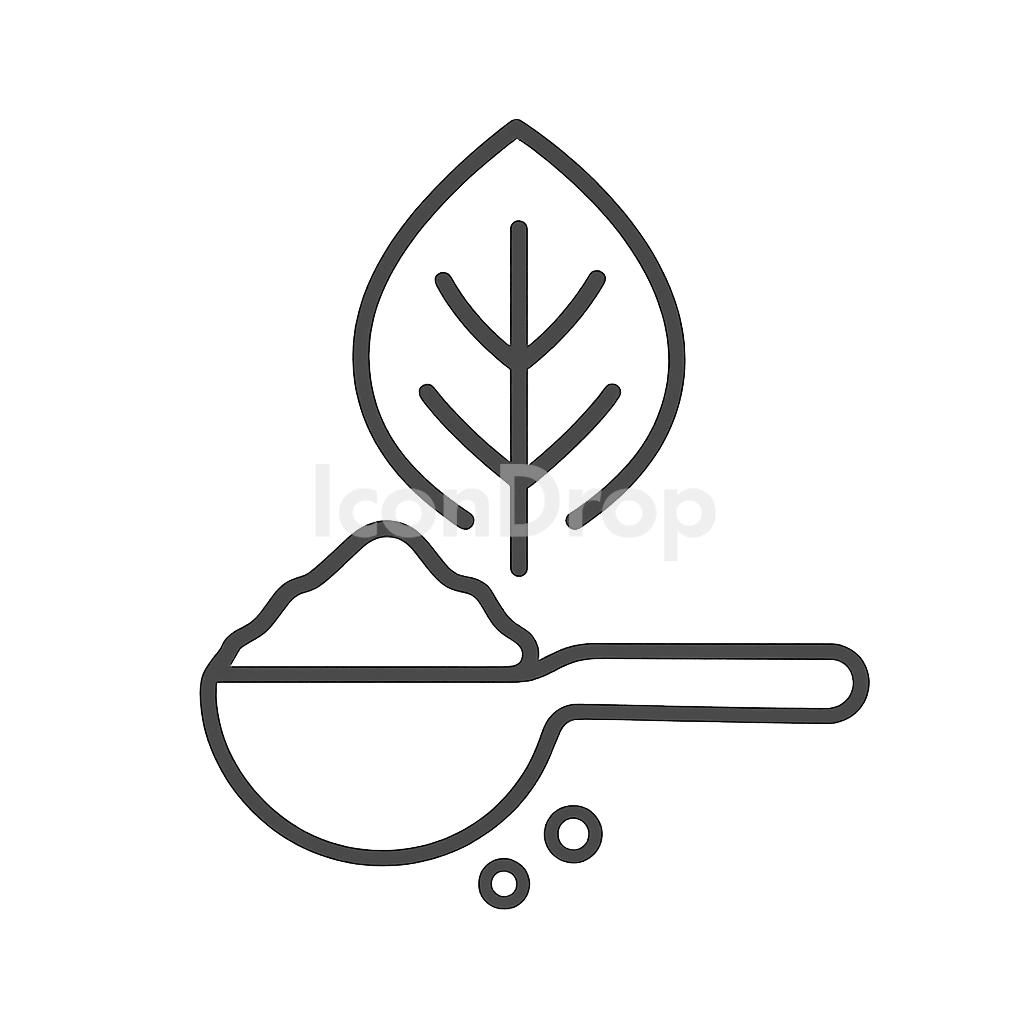 Plant Based Protein Icon Outline