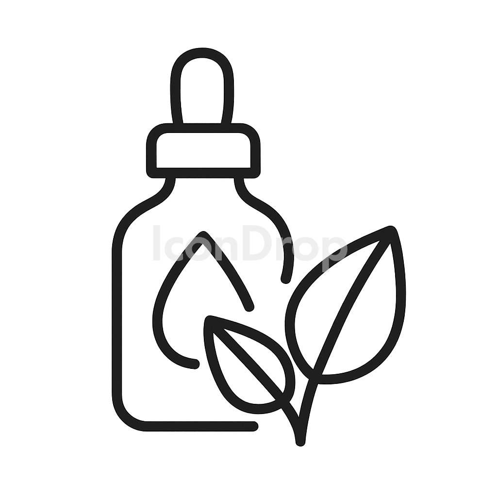 Plant Extract Icon Outline