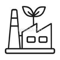 Plant Factory Icon Outline