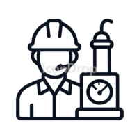 Plant Operator Icon Outline