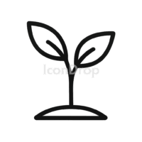 Plant Sprout Icon Outline