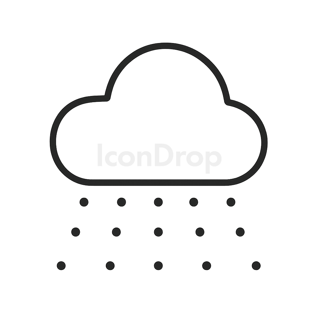 Point Cloud Icon Outline