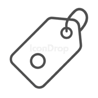 Price Tag Icon Outline
