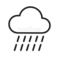 Rain Icon Outline