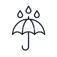 Rain Protection Icon Outline