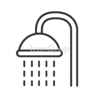 Rain Shower Icon Outline