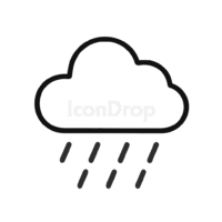 Rainy Day Icon Outline