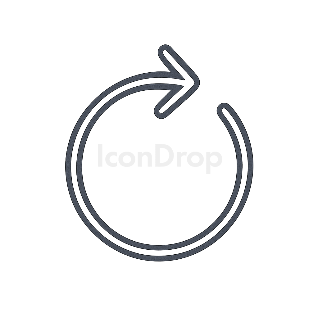 Restart Icon Outline
