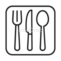Restaurants Spoon Icon Outline