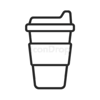 Reusable Cup Icon Outline