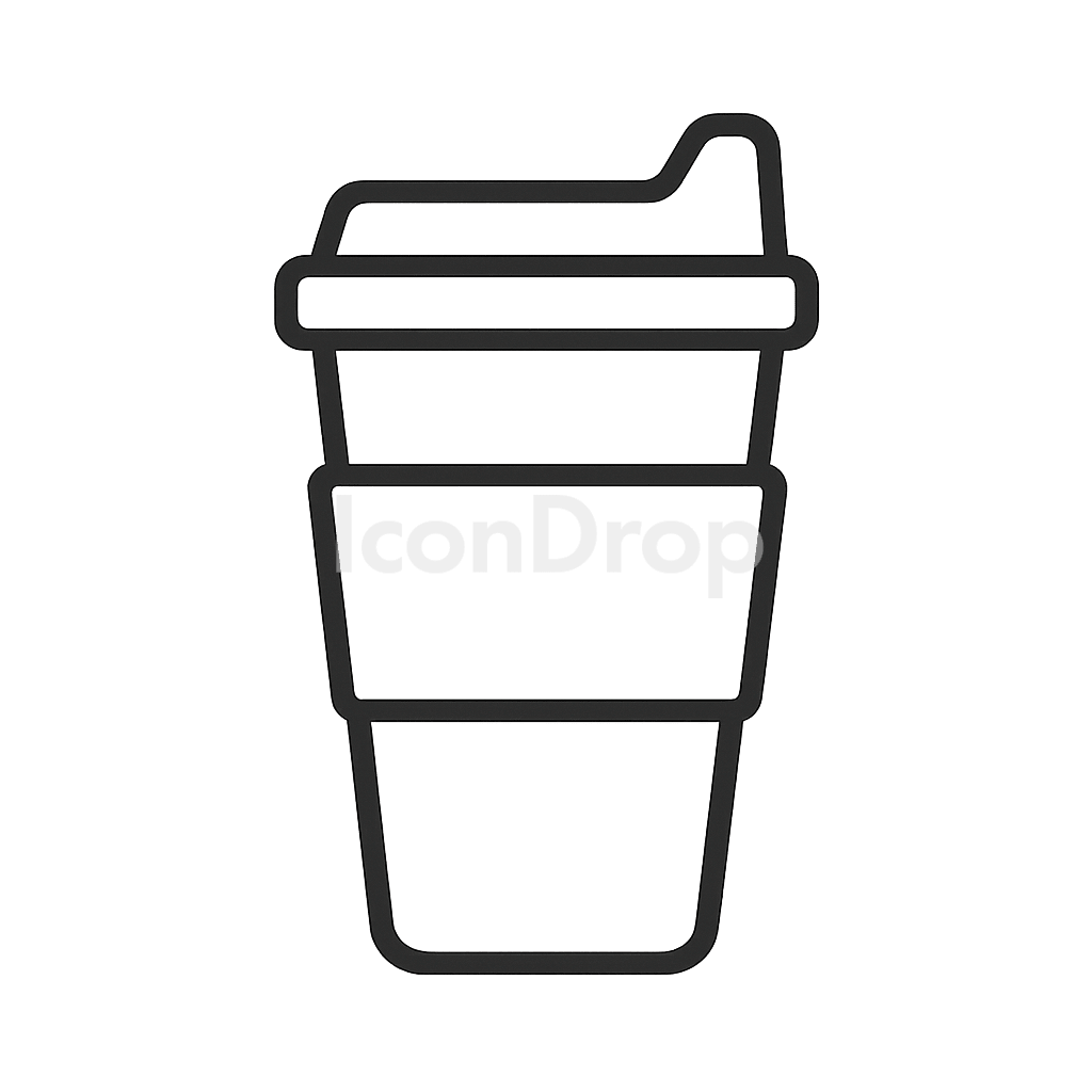 Reusable Cup Icon Outline
