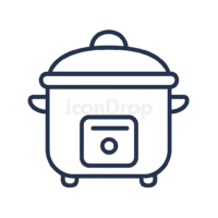 Rice Cooker Icon Outline