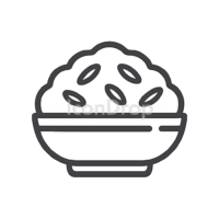 Rice Icon Outline