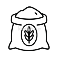 Rice Sack Icon Outline