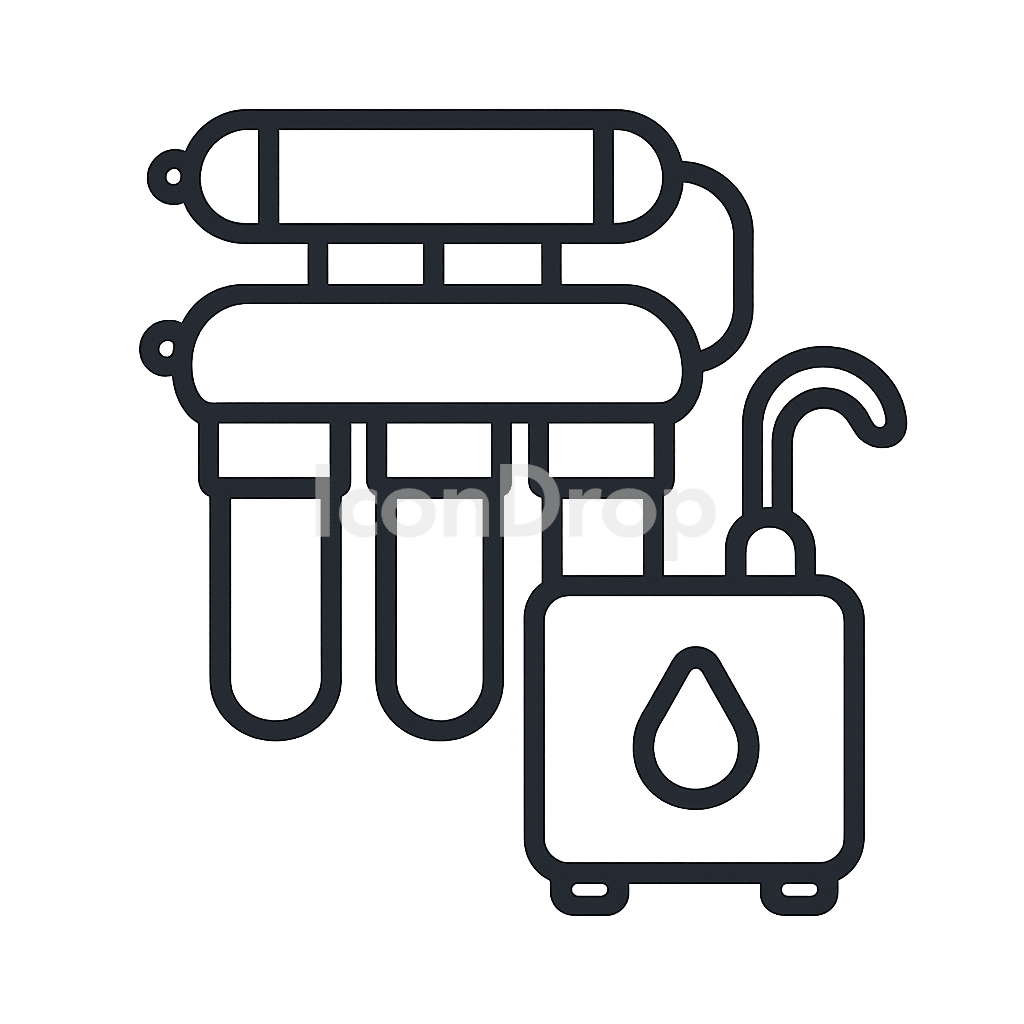 Ro Plant Icon Outline