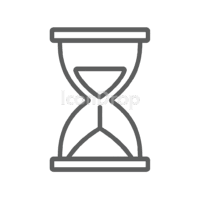 砂時計のアイコン(アウトライン)