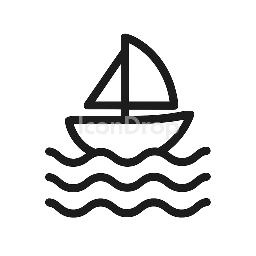 Sea Icon Outline