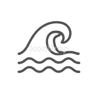 Sea Water Icon Outline