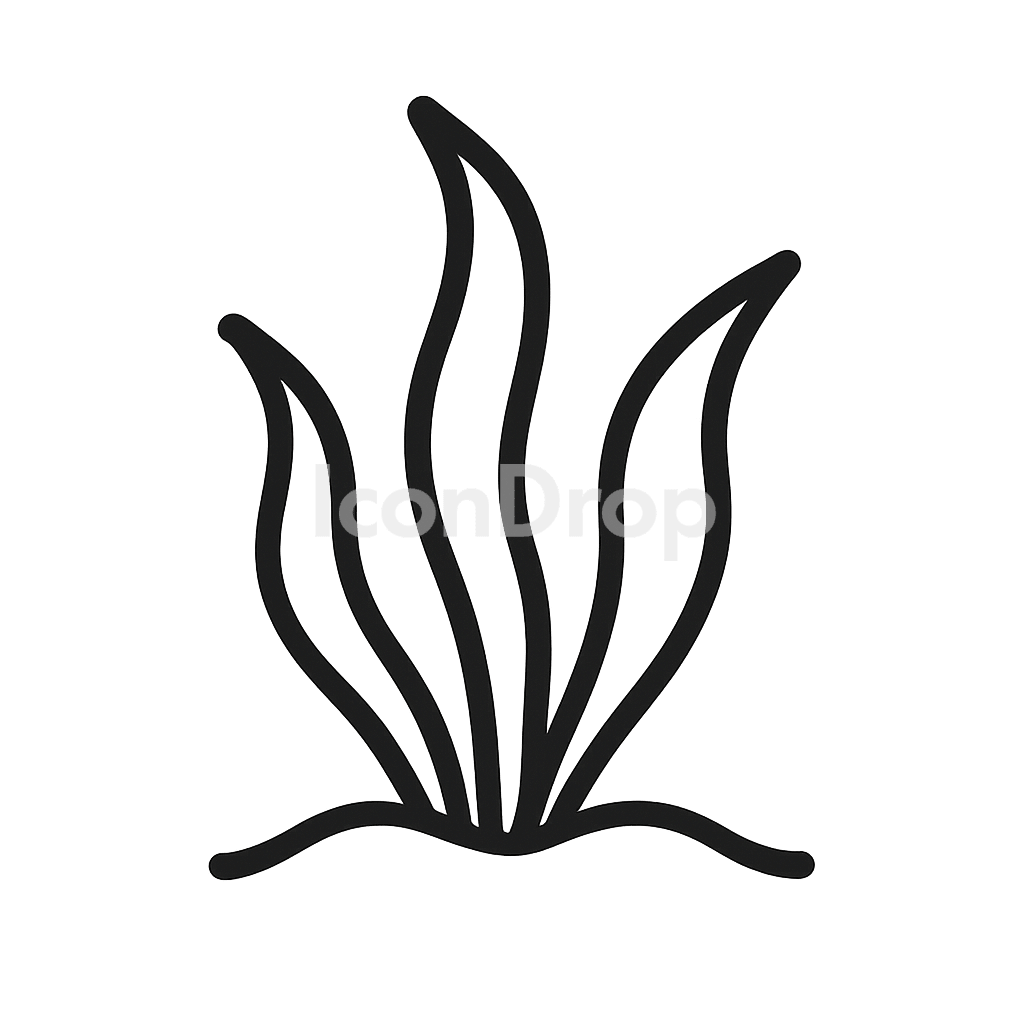 Seagrass Icon Outline