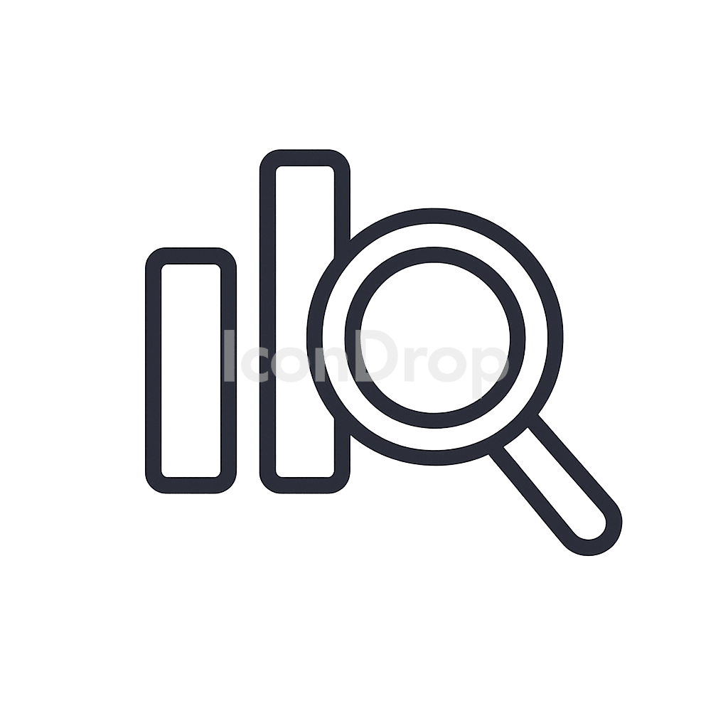 Search Volume Icon Outline