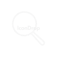 白い検索アイコン（アウトライン）