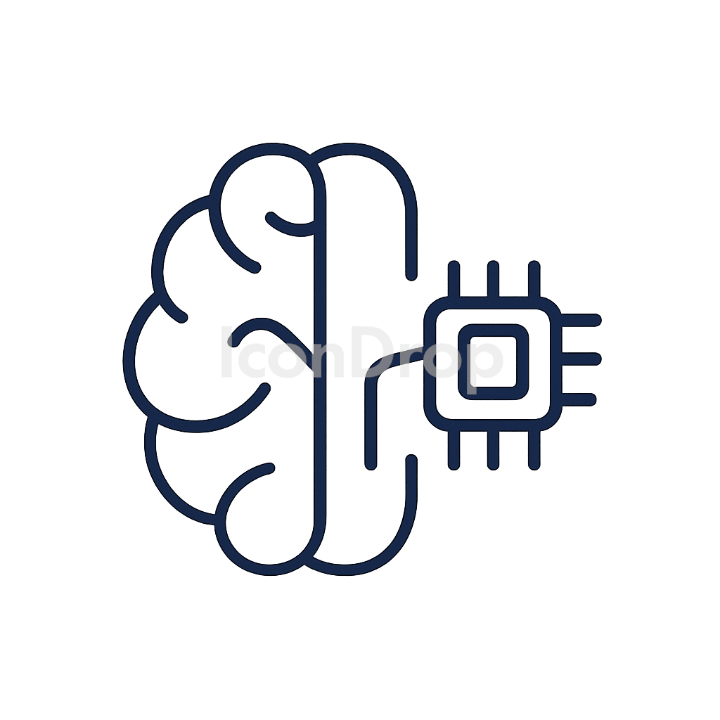 Second Brain Icon Outline