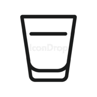Shot Glass Icon Outline