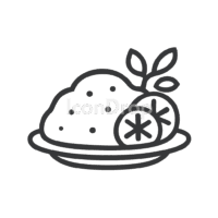 Side Dish Icon Outline