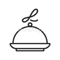 Signature Dish Icon Outline