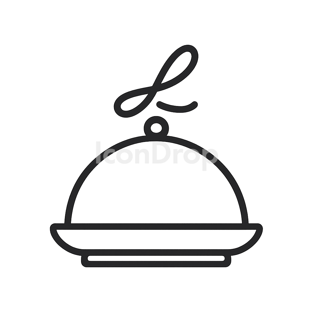 Signature Dish Icon Outline