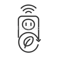 Smart Life Change Device Icon Outline