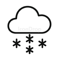Snow Icon Outline