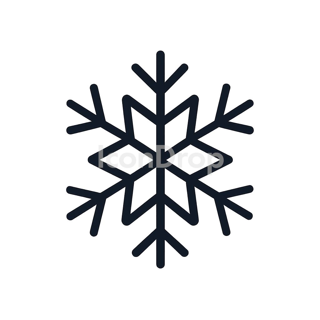 Snowflake Icon Outline