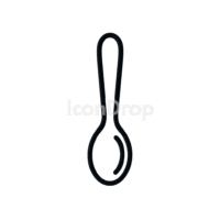 Soup Spoon Icon Outline