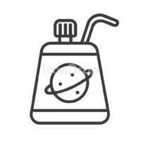 Space Food Zac Icon Outline