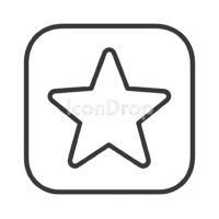 Star App Icon Aesthetic Outline
